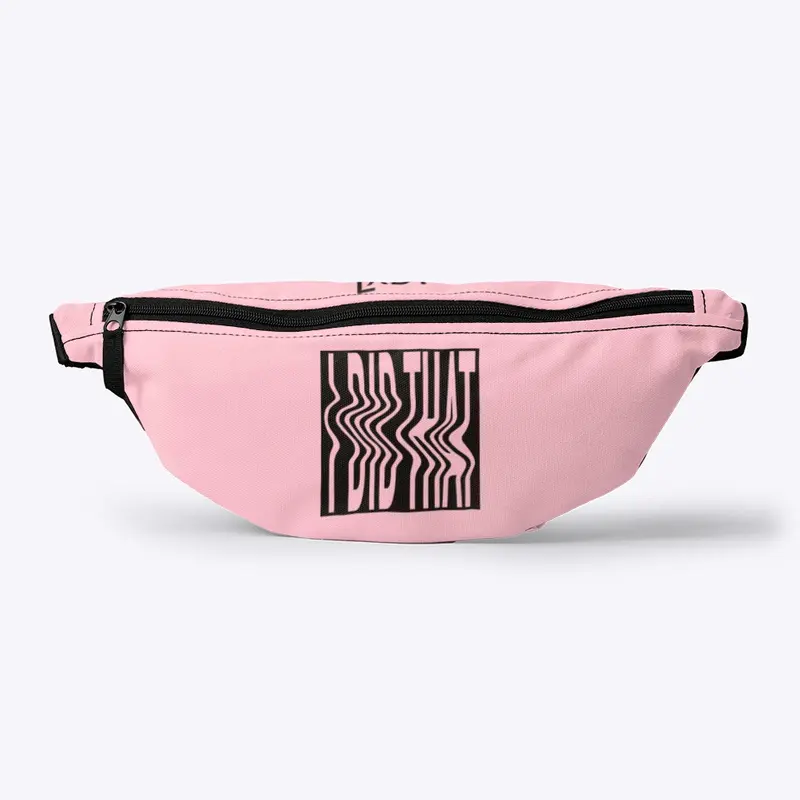 Pink+Black "Did That" Belt Bag