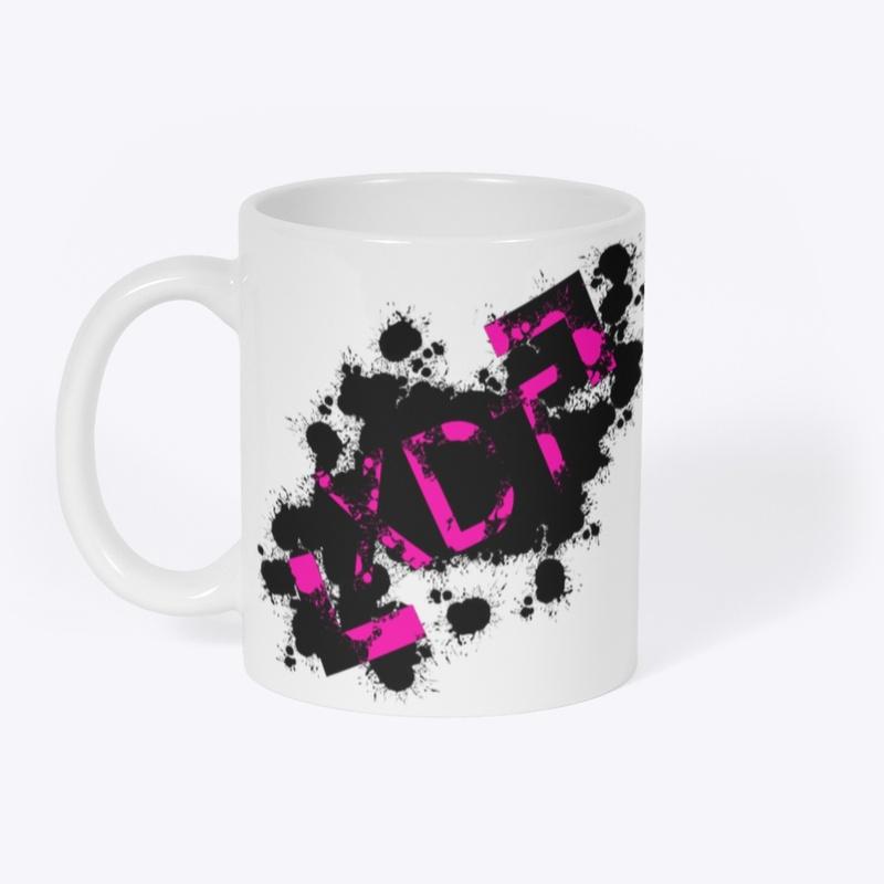 XDT Neon Splatter - White Mug