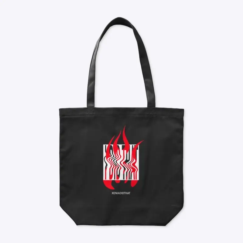 Red Flame Tote