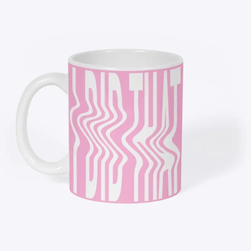 Pink Distortion Mug